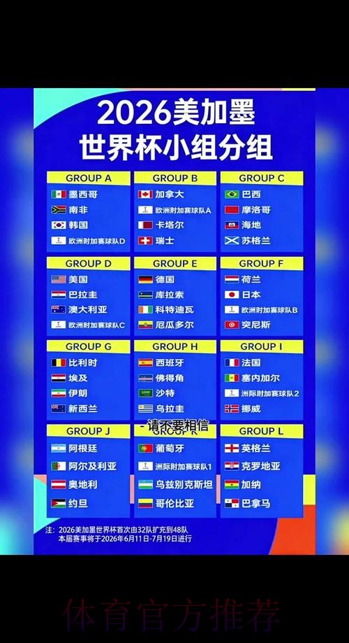 2026世界杯完整赛程详细安排实时赛程实时查看
